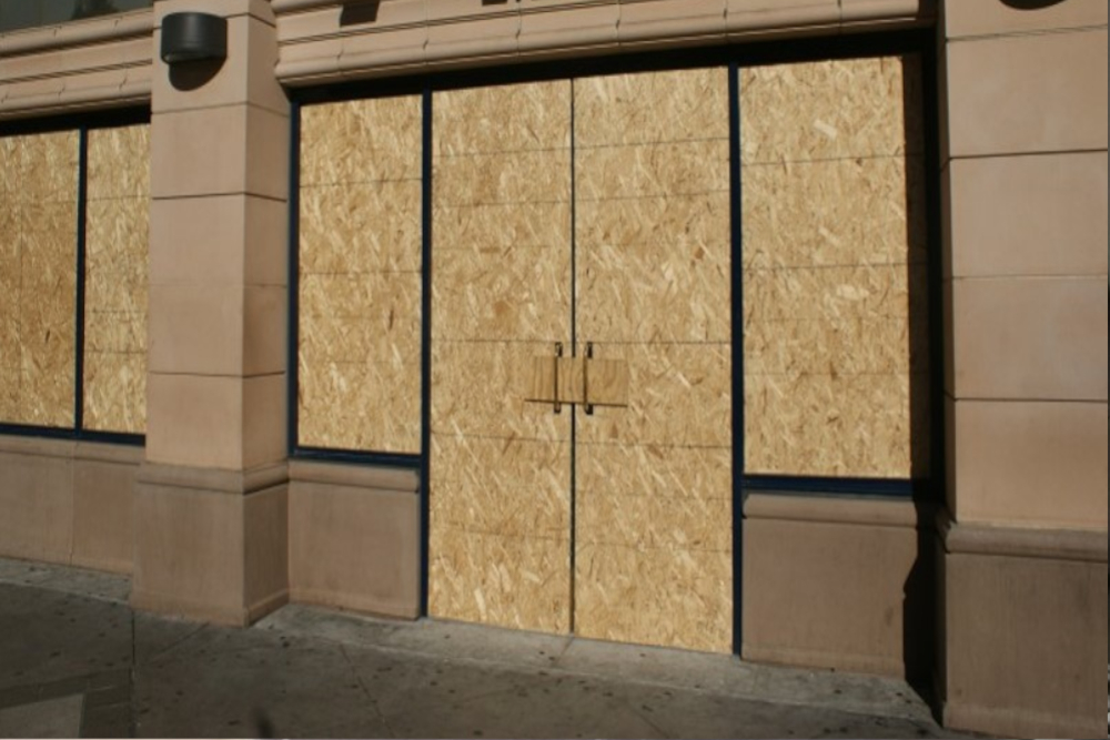 Boarding Up in Thames Ditton, Weston Green, KT7